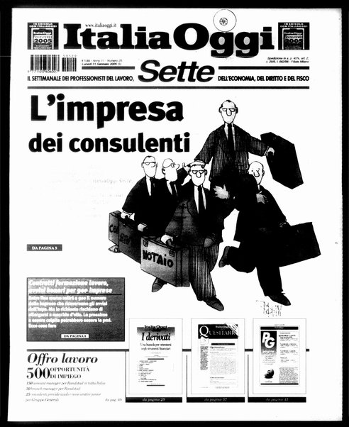 Italia oggi : quotidiano di economia finanza e politica